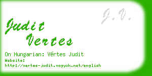 judit vertes business card